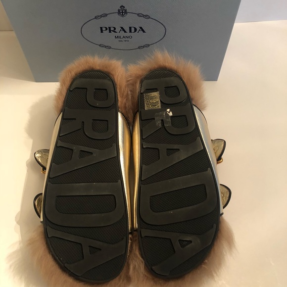 Prada Fur Sandals - Picture 6 of 7